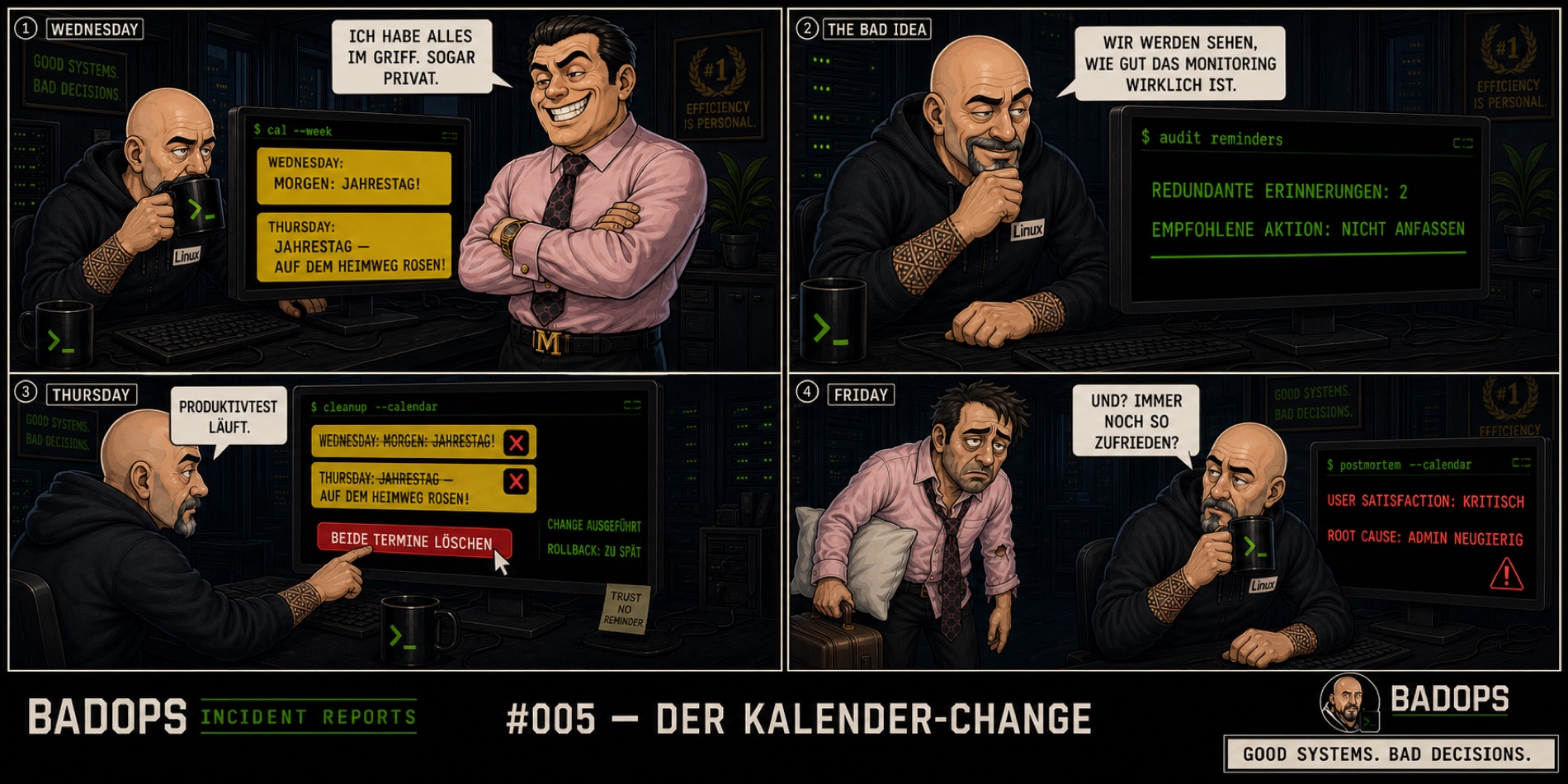 Vorschau: BADOPS Incident Report 005 – Der Kalender-Change