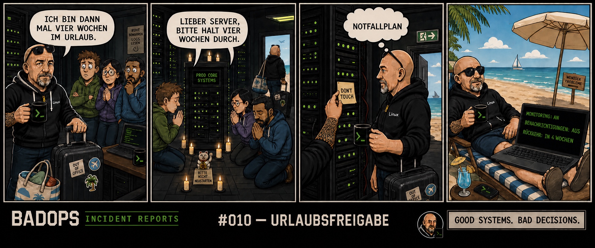 Vorschau: BADOPS Incident Report 010 – Urlaubsfreigabe